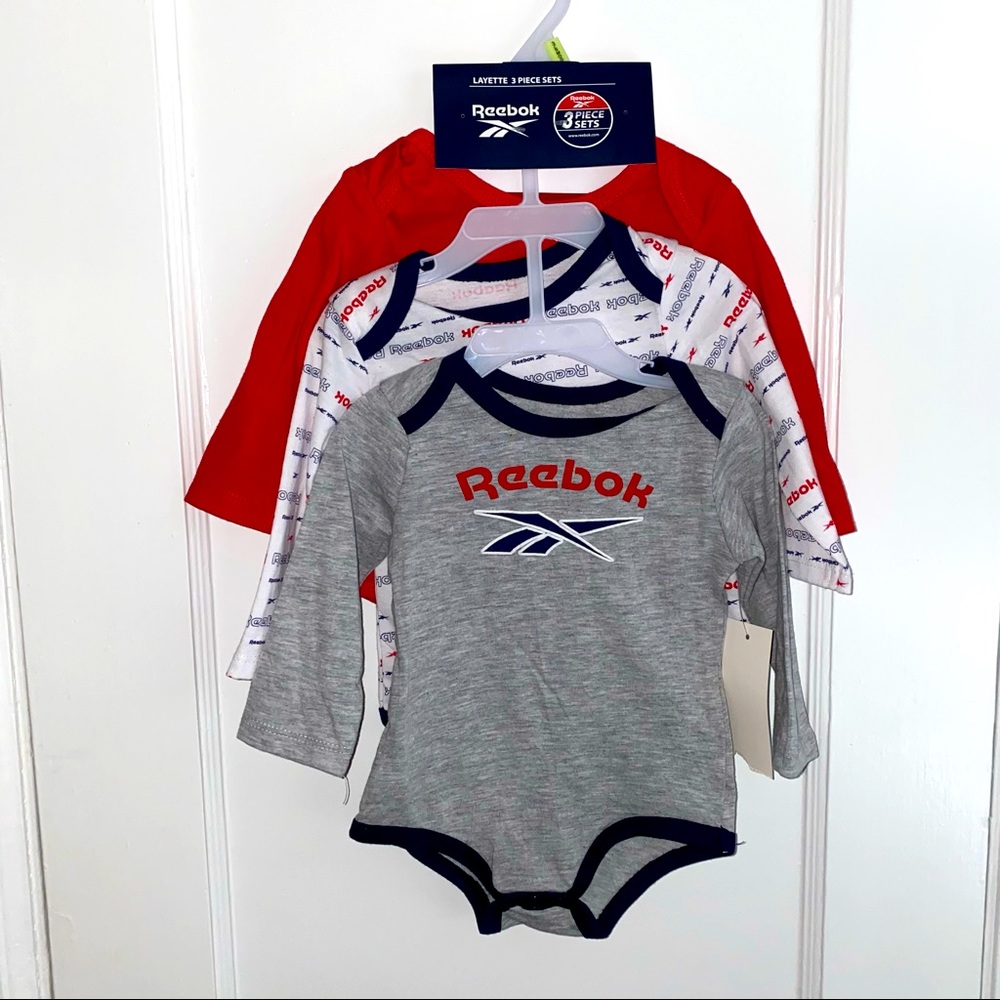 3-6 month. 3 piece set of onesies